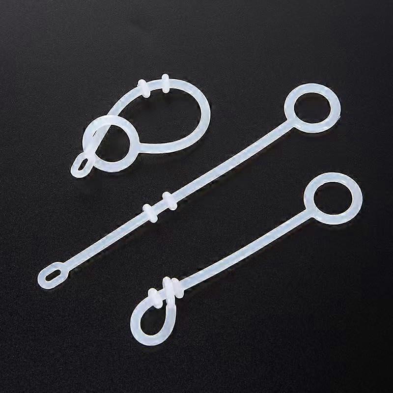 Silicone Lid Strap for Teapots, Reusable SelfLock Tie Bands for Secure Bundling, 5PCS