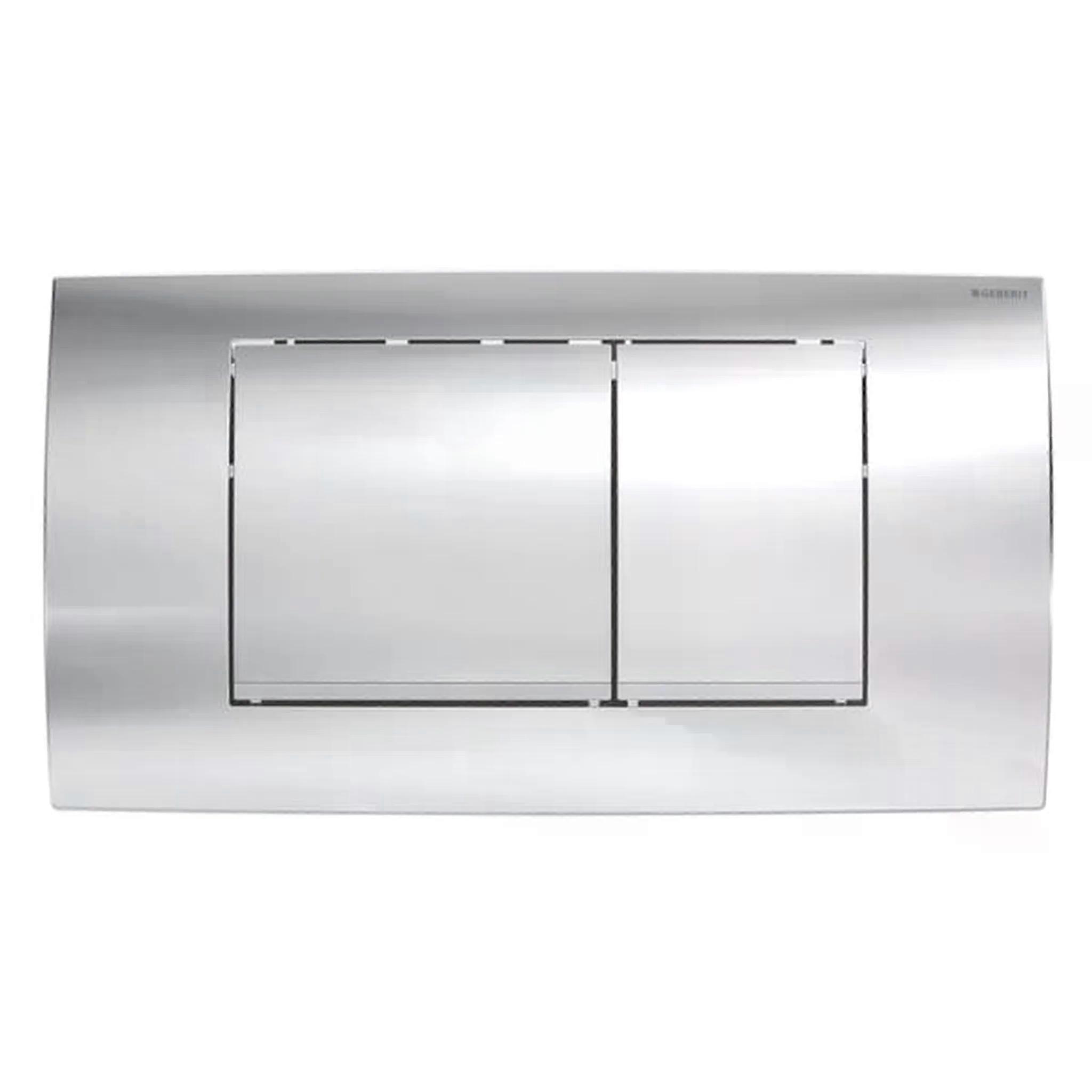 Geberit Betaetigungspl. Twinline30 2-Mengen glanzchrom/mattchrom/glanzchrom