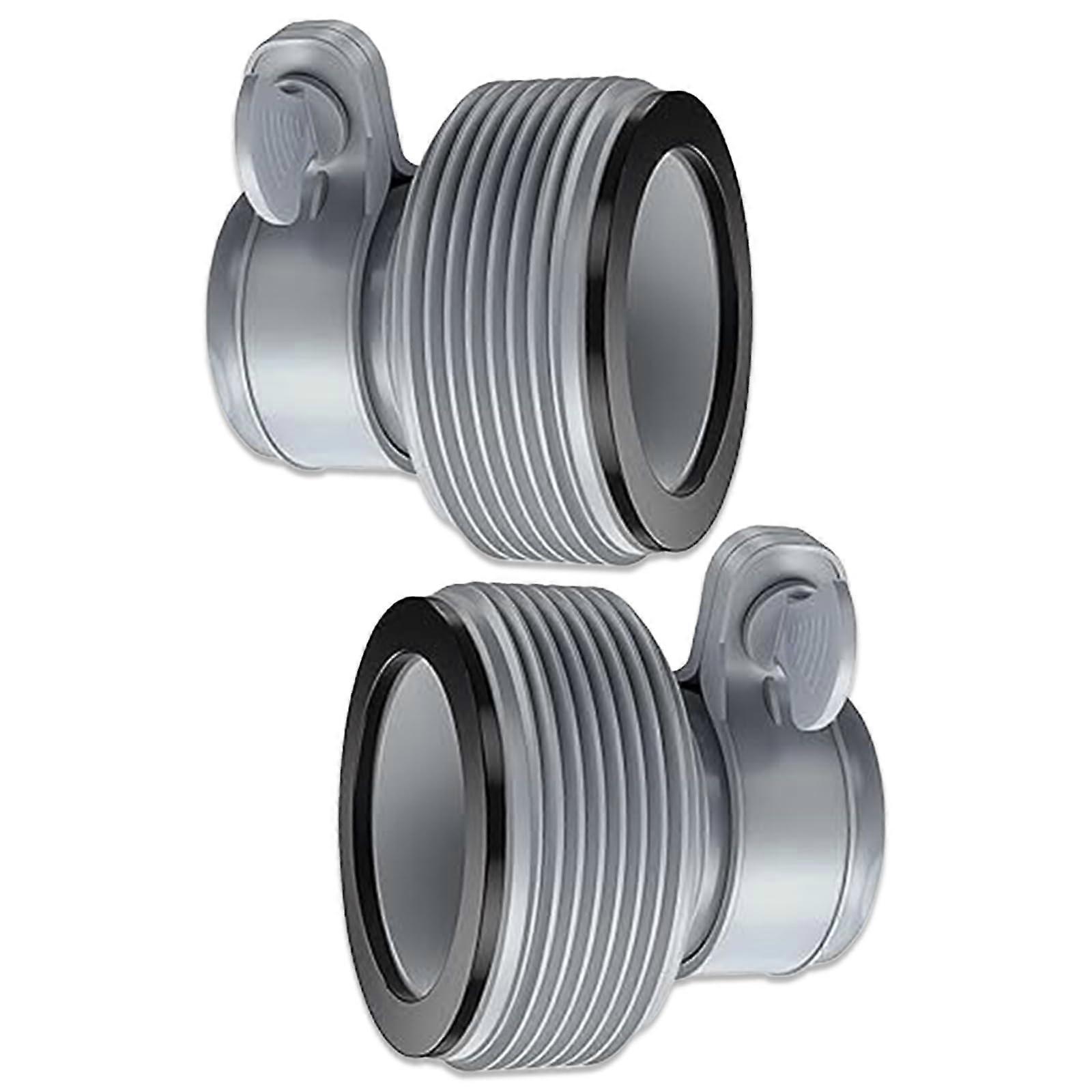 2 Pack 1.5 Inch Pool Hose Adapter and Connector for Above Ground Filter Pump LeakResistant