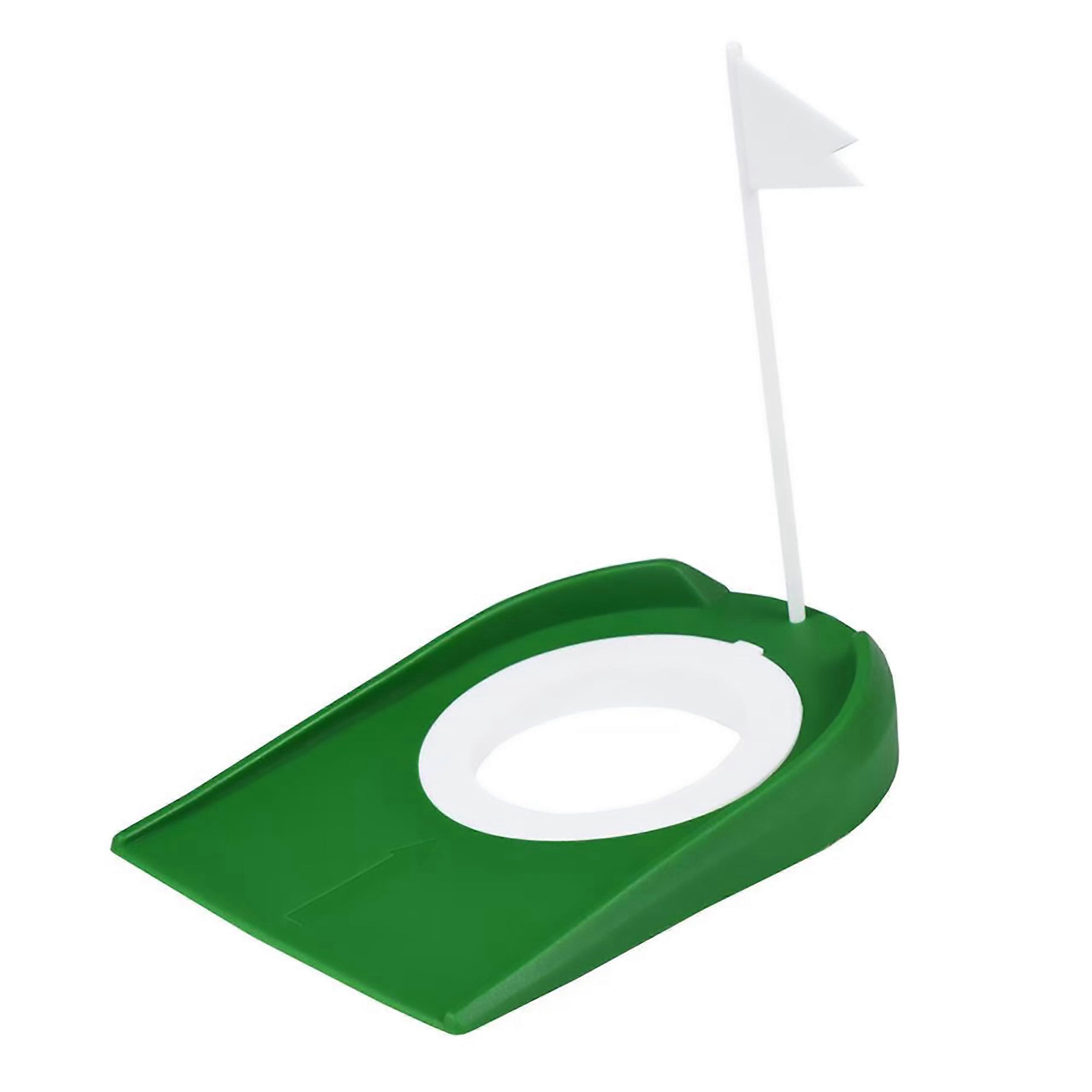 Golf Putting Practice Mat with Removable Flag, Realistic Target for Indoor Outdoor Golf Training