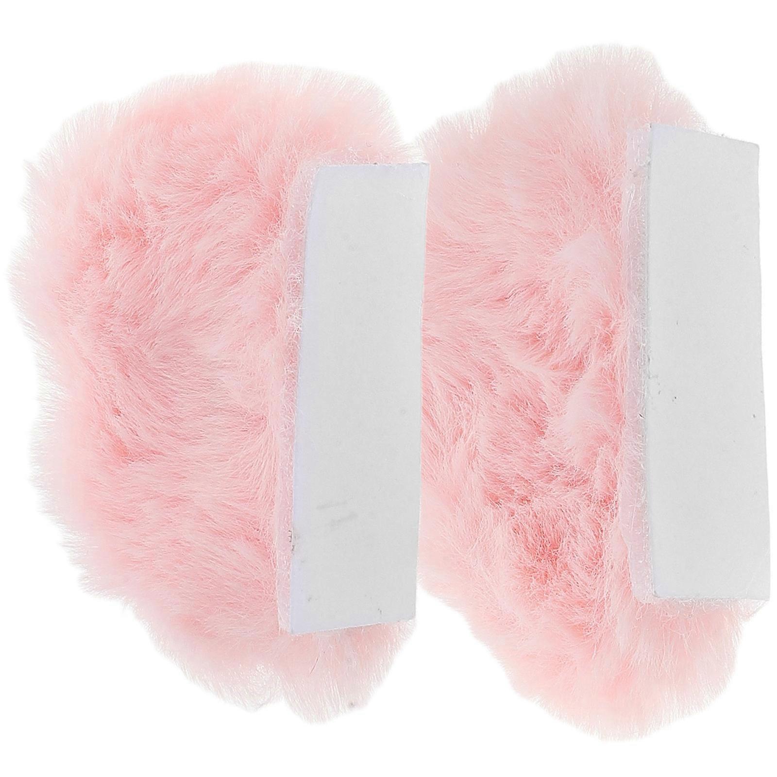 Motorcycle Bear Ears Plush Detachable Bear Ear Accessories 1Pair