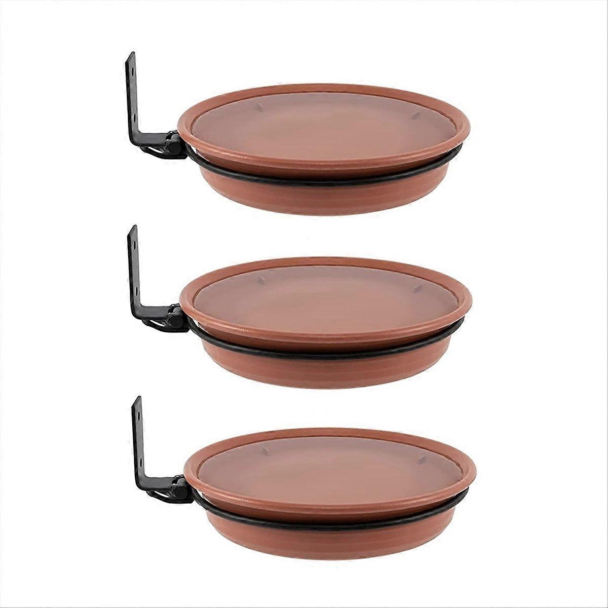 Bird Feeder Deck Bird Feeders Bath Tray 3PCS