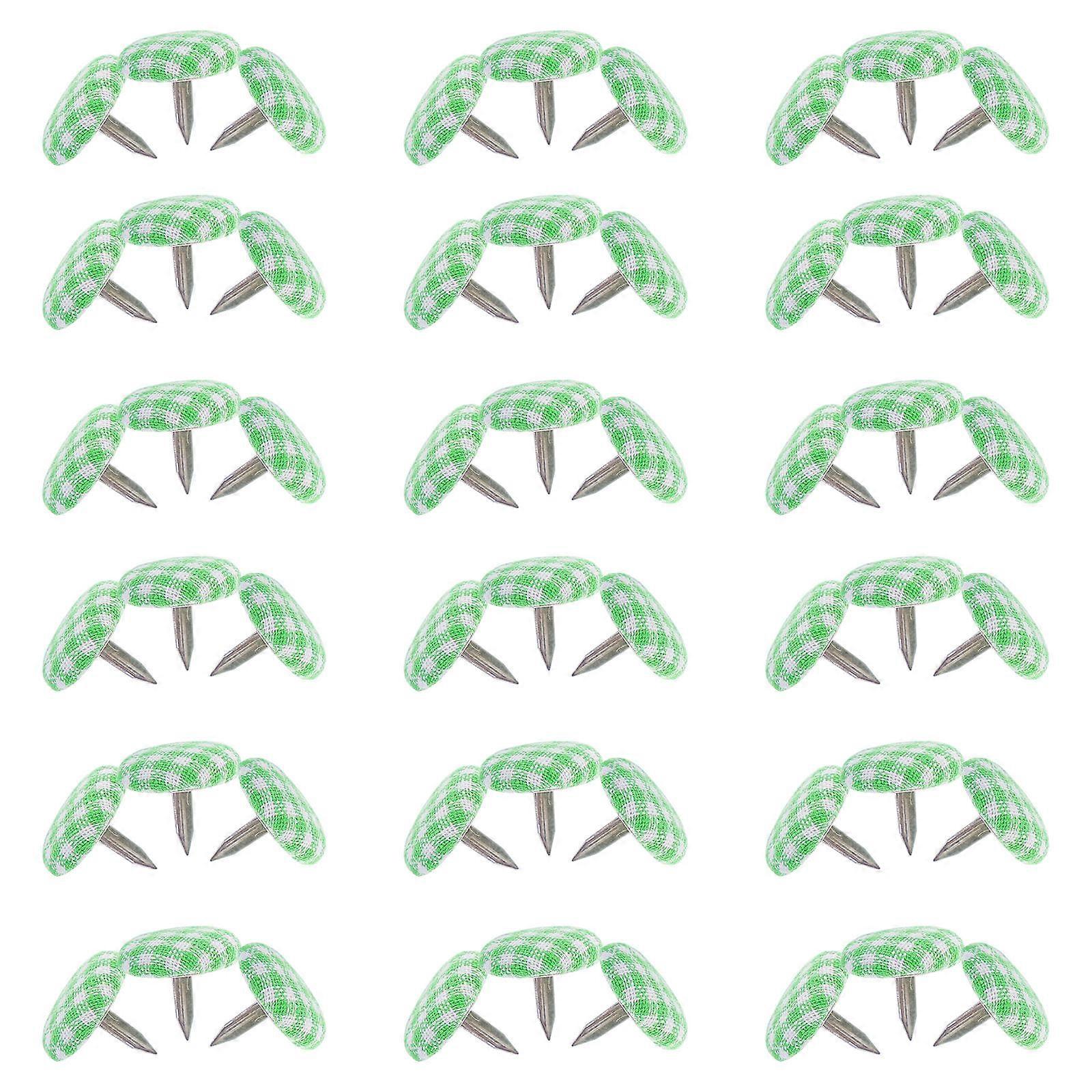 DIY Rivets Two-Legged Nails for Practical Use 50Pcs Cloth Wrapped