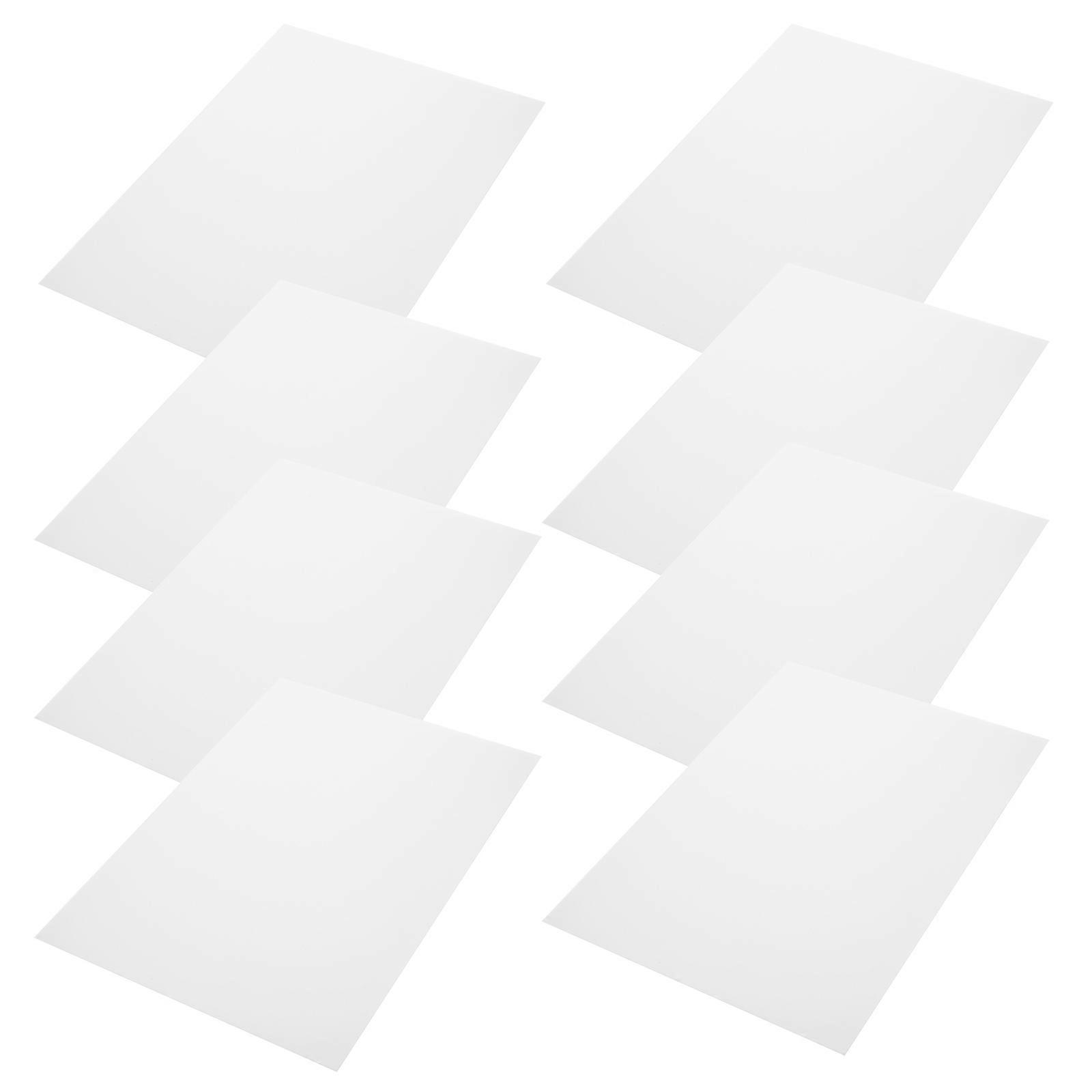 PVC Light Gels Sheets Transparent Hard Sheets for Lighting 10Pcs