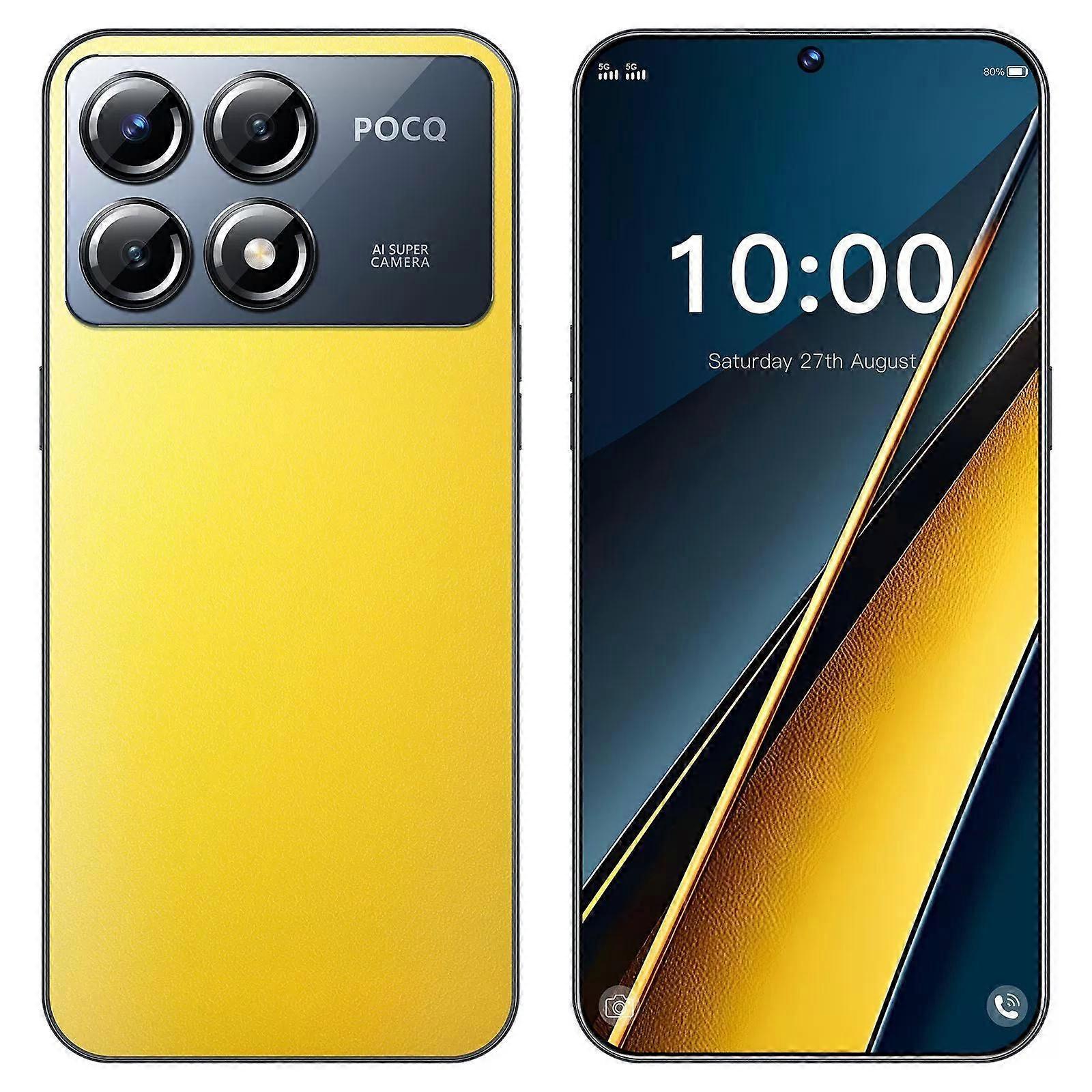 Smartphone Android X6 Pro de 6,6 polegadas - 2 GB de RAM + 16 GB de ROM, Full Netcom, design elegante com câmera de IA