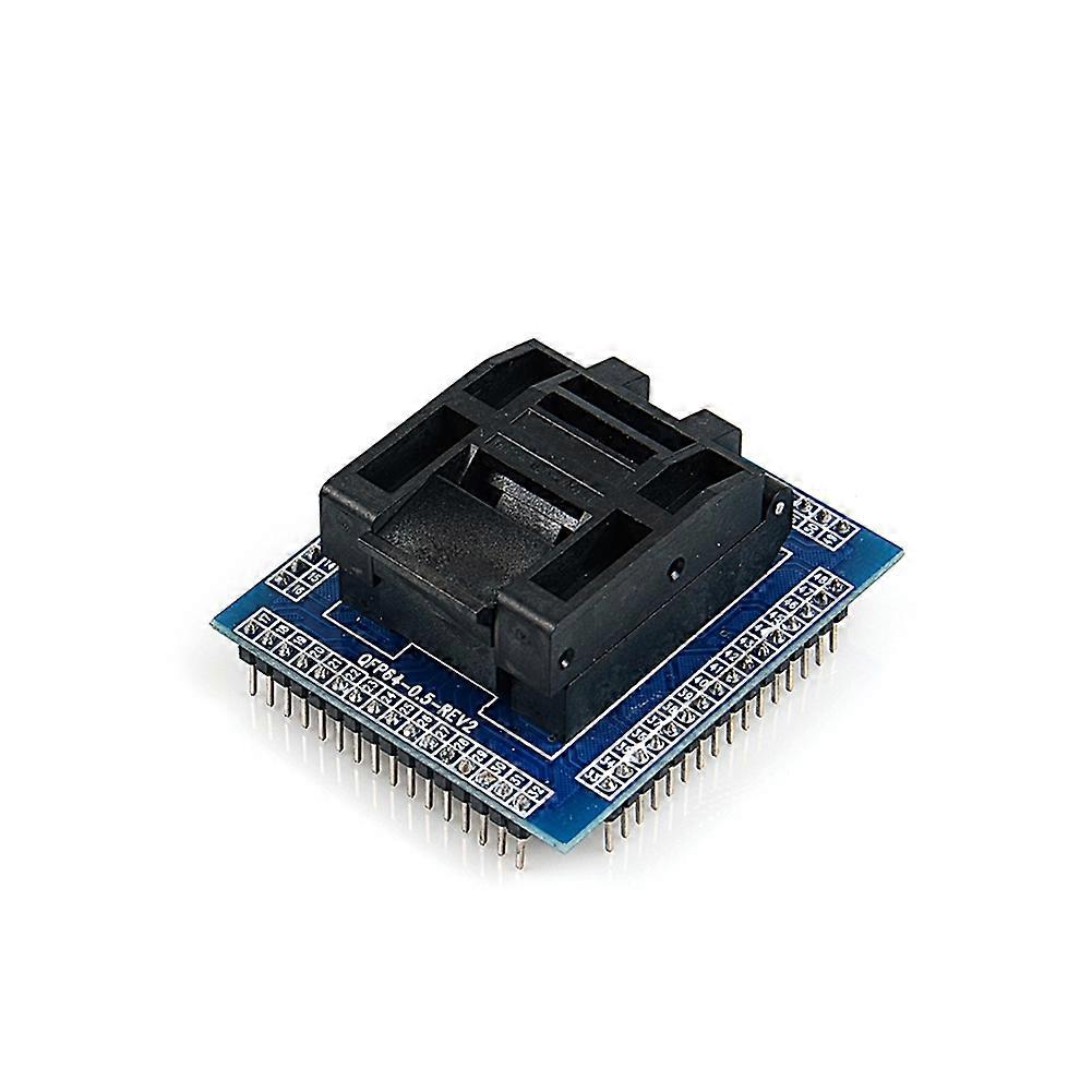 Test Socket Programming Adapter Conversion Block for 0.5mm QFP64 TQFP64 LQFP64 IC Programmer Adapters
