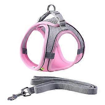No Pull Dog Harness and Leash Set, Reflective Breathable Mesh, Step-in Design for Small to Large Dogs Night Walking
