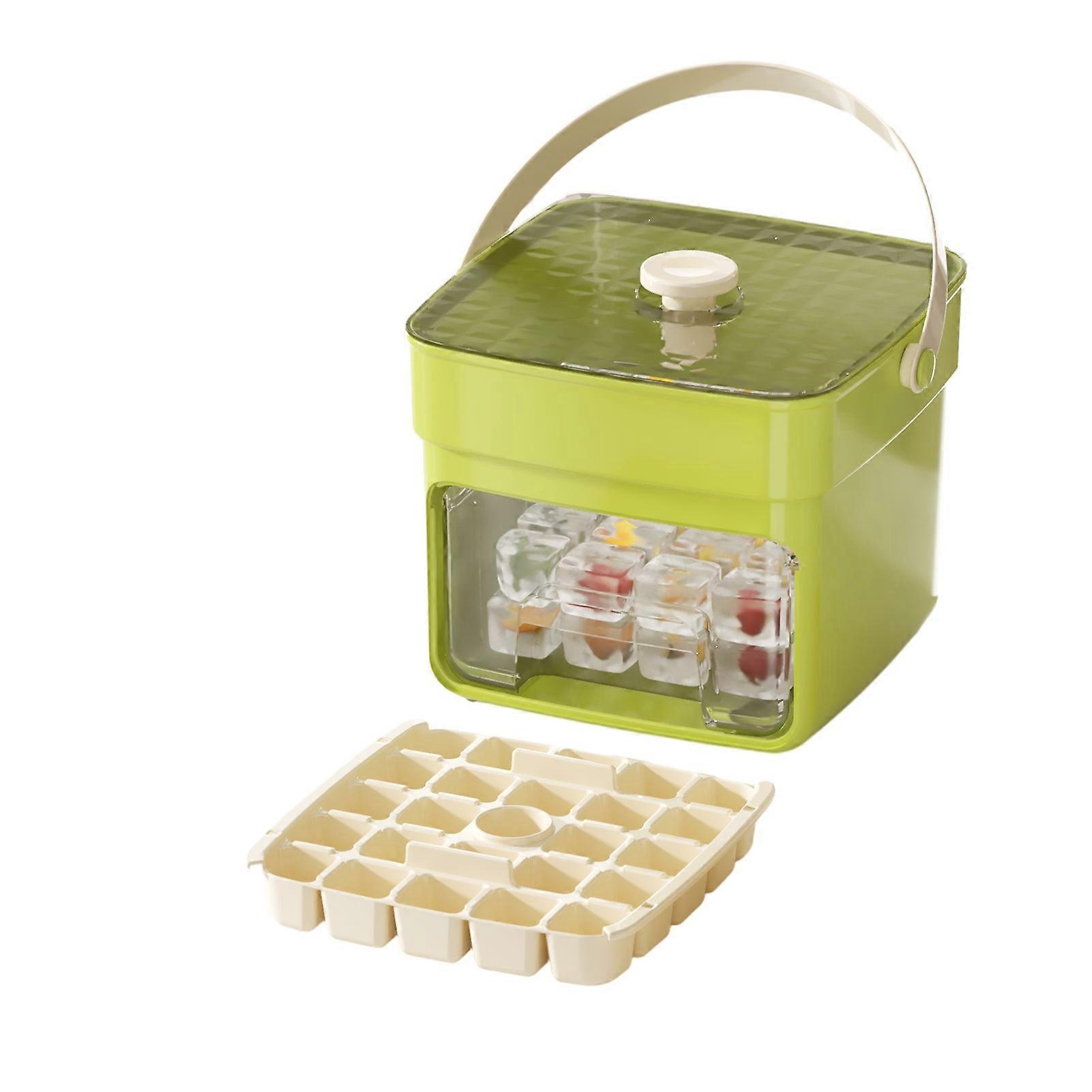 Large Capacity Ice Mold for Freezer - Leak Proof & Stackable - for Whiskey Drinks