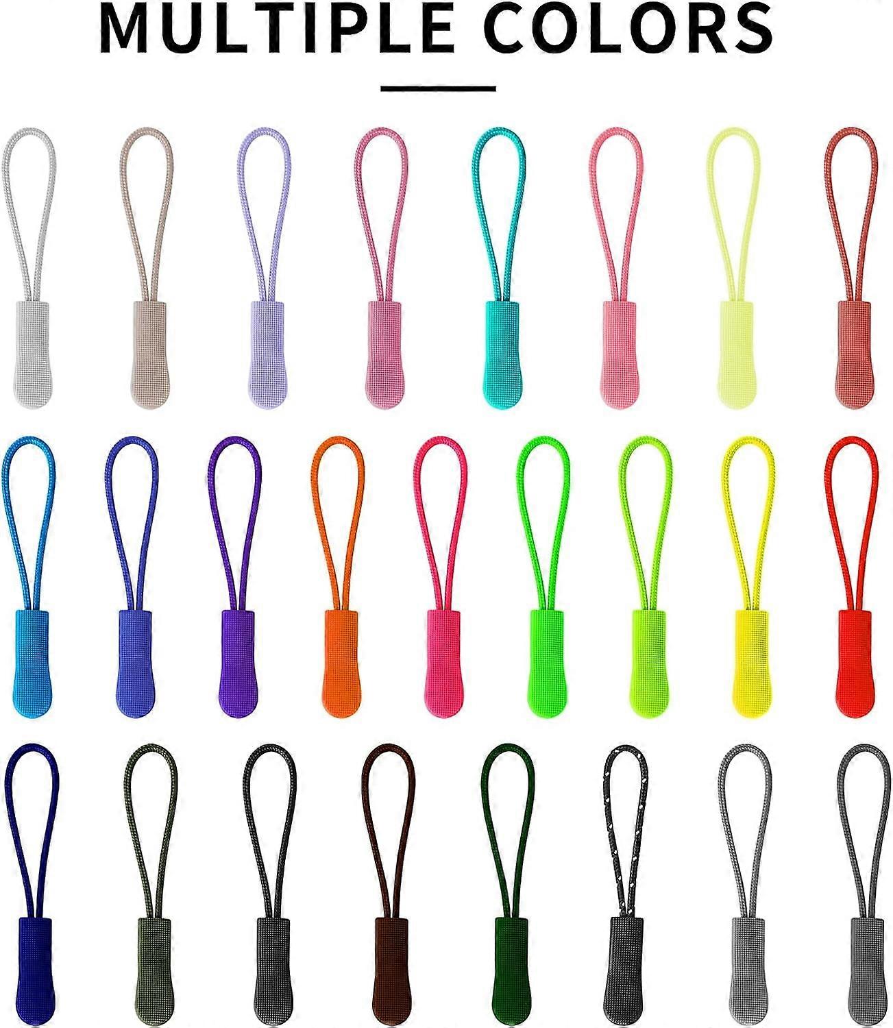 50 PCS Zipper Pulls - Replacement Nylon Cord Pulls