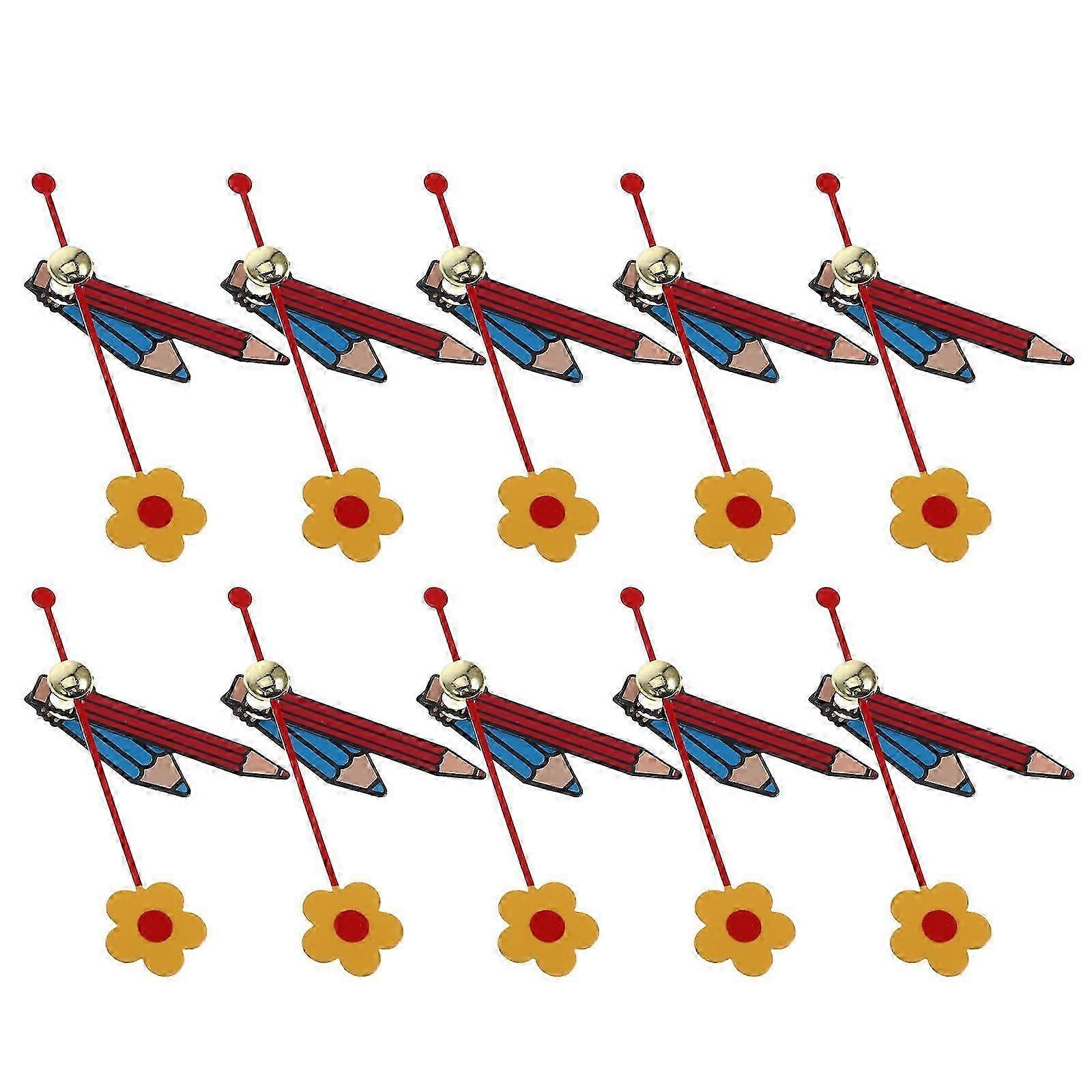 Metal Clock Hands Plastic Clock Pointers Replacement Pieces 10Sets