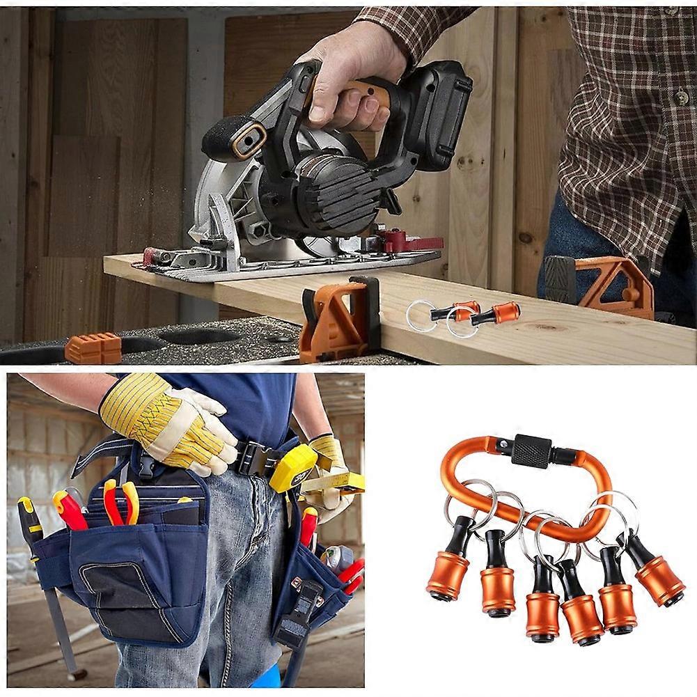 Bits Holders 1/4inch Hexagon Shank Screwdriver Holder Driver Drill Keychains Extension
