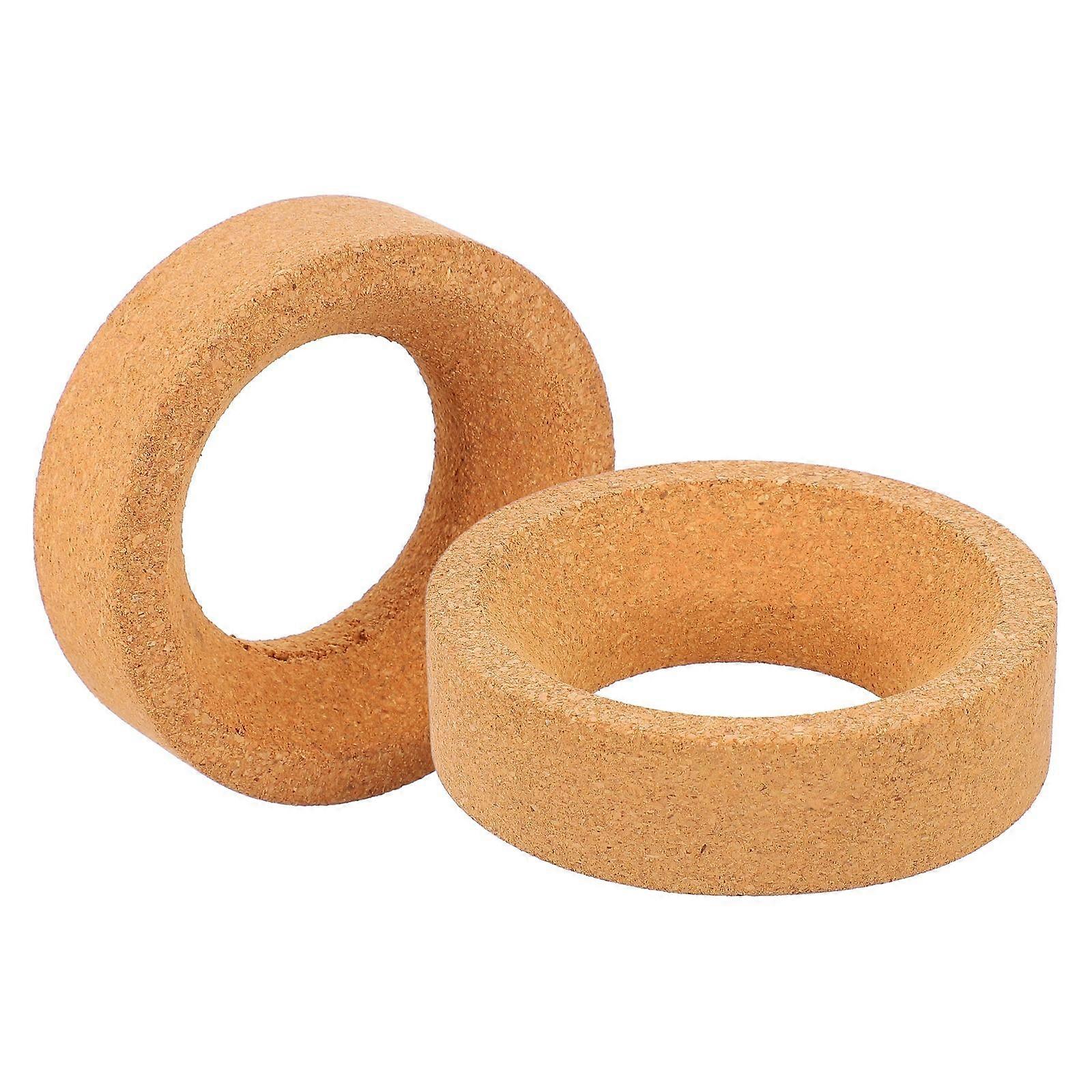 Round Bottom Flask Stands Cork Material with Support 2Pcs
