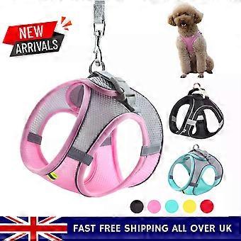 Reflective Dog Puppy Pet Fabric Harness Soft Comfortable Mesh Vest Breathable