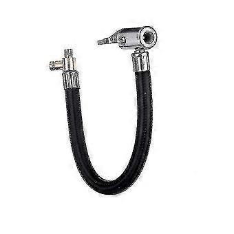 XYYC-20cm Tire Inflator Hose Adapter, Braided Inflation Hose Tire Valve Adapter Bicycle Pump Extension Va