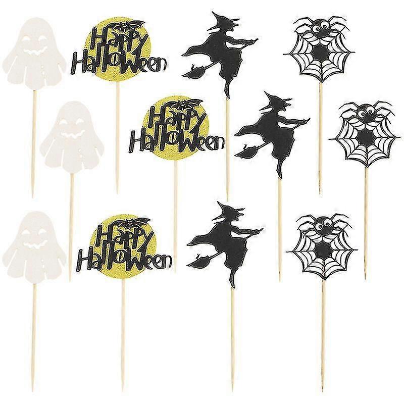 24pcs cake decorations, Halloween Cake Picks