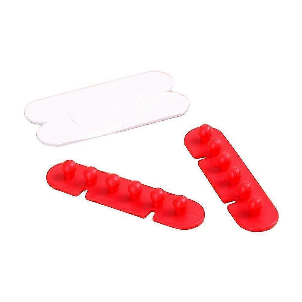 Cable Organizer Desktop Cable Holder for Organizing 2Pcs ABS Material