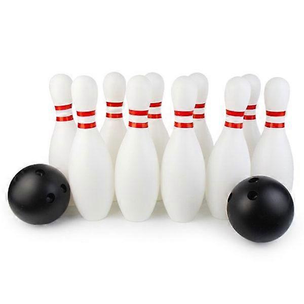 Conjunto para crianças, com 10 bolas de boliche e 2 bolas, 22cm