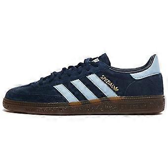 Adidas Originals HANDBALL SPEZIAL Scarpe da skateboard basse in pelle scamosciata unisex blu e marrone BD7633