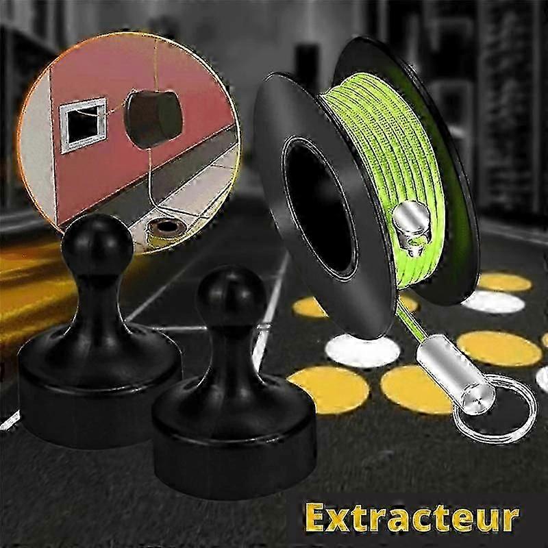 Wiremag Puller Magnetic Wire Guide Practical Wire Pulling System for Outdoor Home Courtyard Creative Gift New