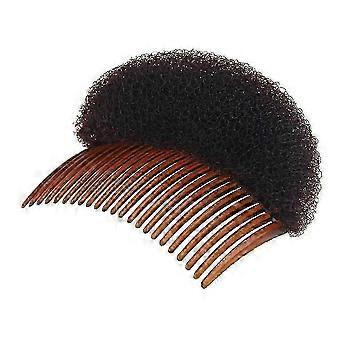 SZW-Fornnerg DIY Sponge Heightening Fluffy Hair Pad Princess Hairstyling Clip Comb Bun Maker 26-27