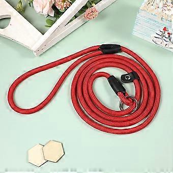 Dog Training Leash Popetpop Durable Nylon Rope for Walking Red