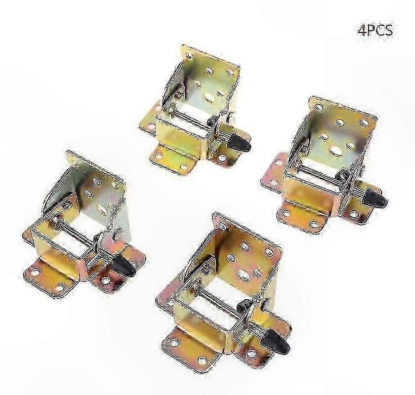 Dining Table Folding Legs Accessories, 4 Pcs Zinc Folding Hinges