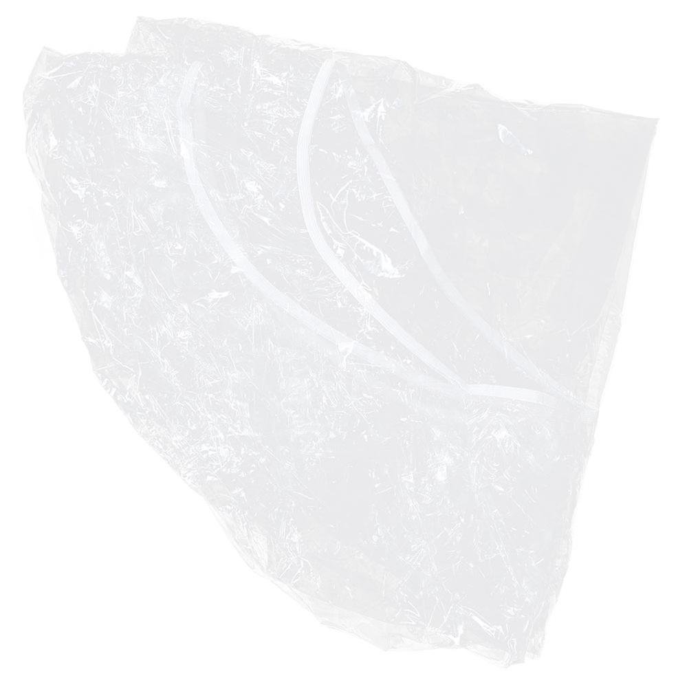 Elastic Tablecloth Transparent Tablecloth Round Fitted Tablecloth with Flannel Backing