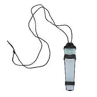 Personal Identification Marker Light with Hook and Loop Waterproof 150mAh Survival Safety Flashing Light compatible with Hiking Black with Red Light