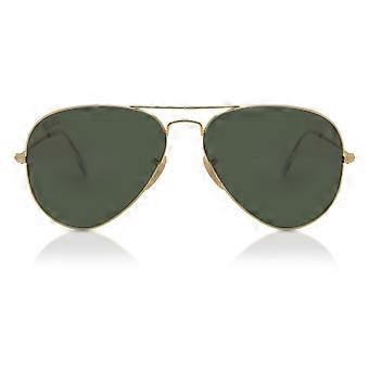 Ray-Ban RB3025 Aviator Large Metal W3400 Full Rim Gold Unisex Aviator Sunglasses UV3 Original