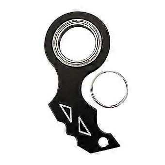 Keychain Spinner Fidget Toy Pocket-sized Fingertip Metal Gadget Keyring Stress Relief & Anti-Anxiety Sensory Toys for Teens & Adults Anti Stress Toy P