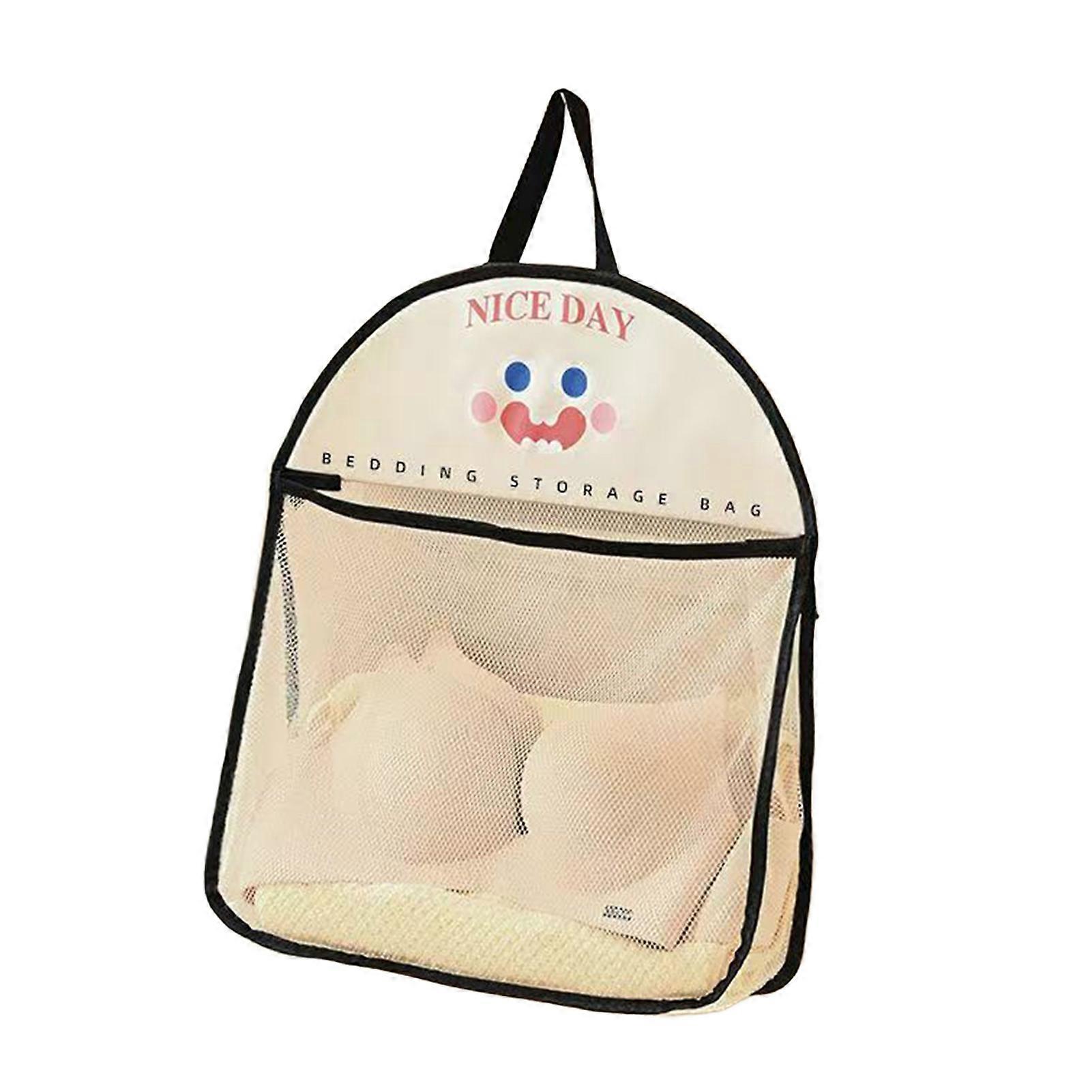 Mesh Hanging Storage Bag for Wardrobe and Dormitory Use