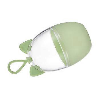 Porta spugnetta per il trucco a forma di cartone animato, antipolvere, custodia per il trucco con corda per appenderla, verde