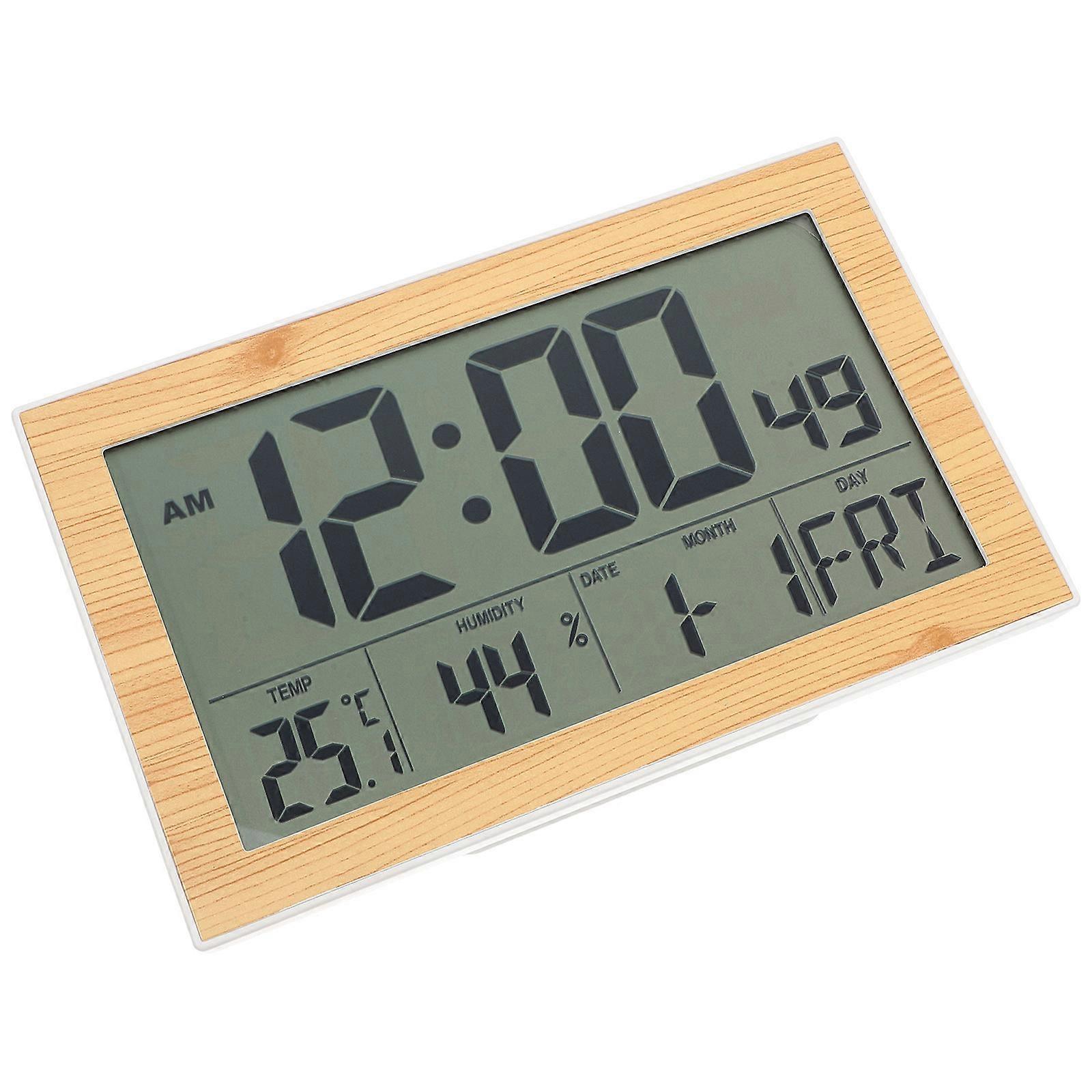 Digital Wall Clock For Home Users With Alarm Function And Rectangular Shape In Assorted Color 1Pcs