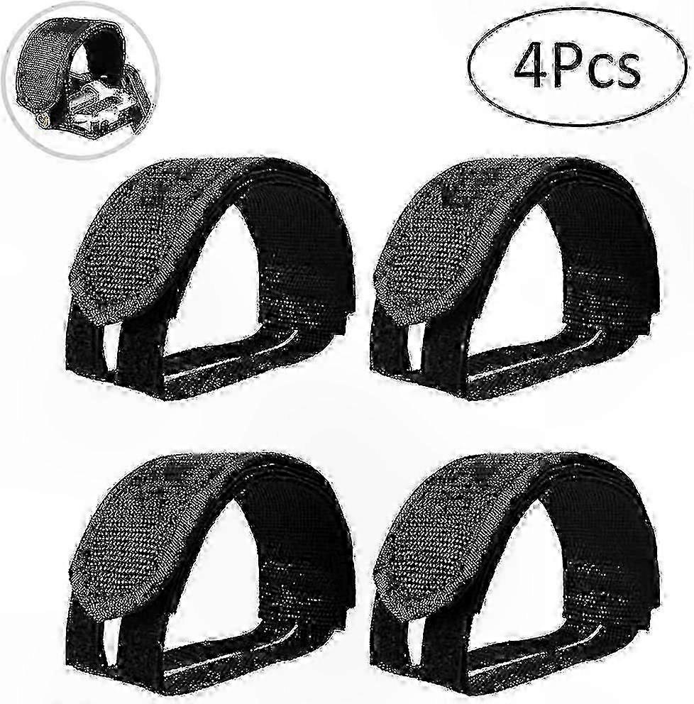 Durable Nylon Pedal Straps With Toe Clips