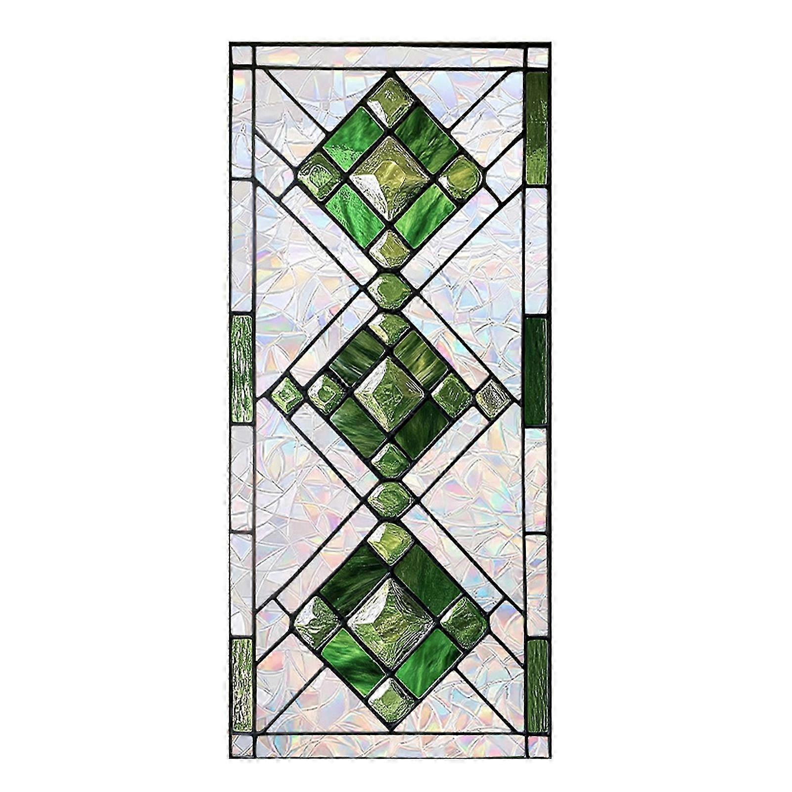 Static Floral Glass Sticker Privacy