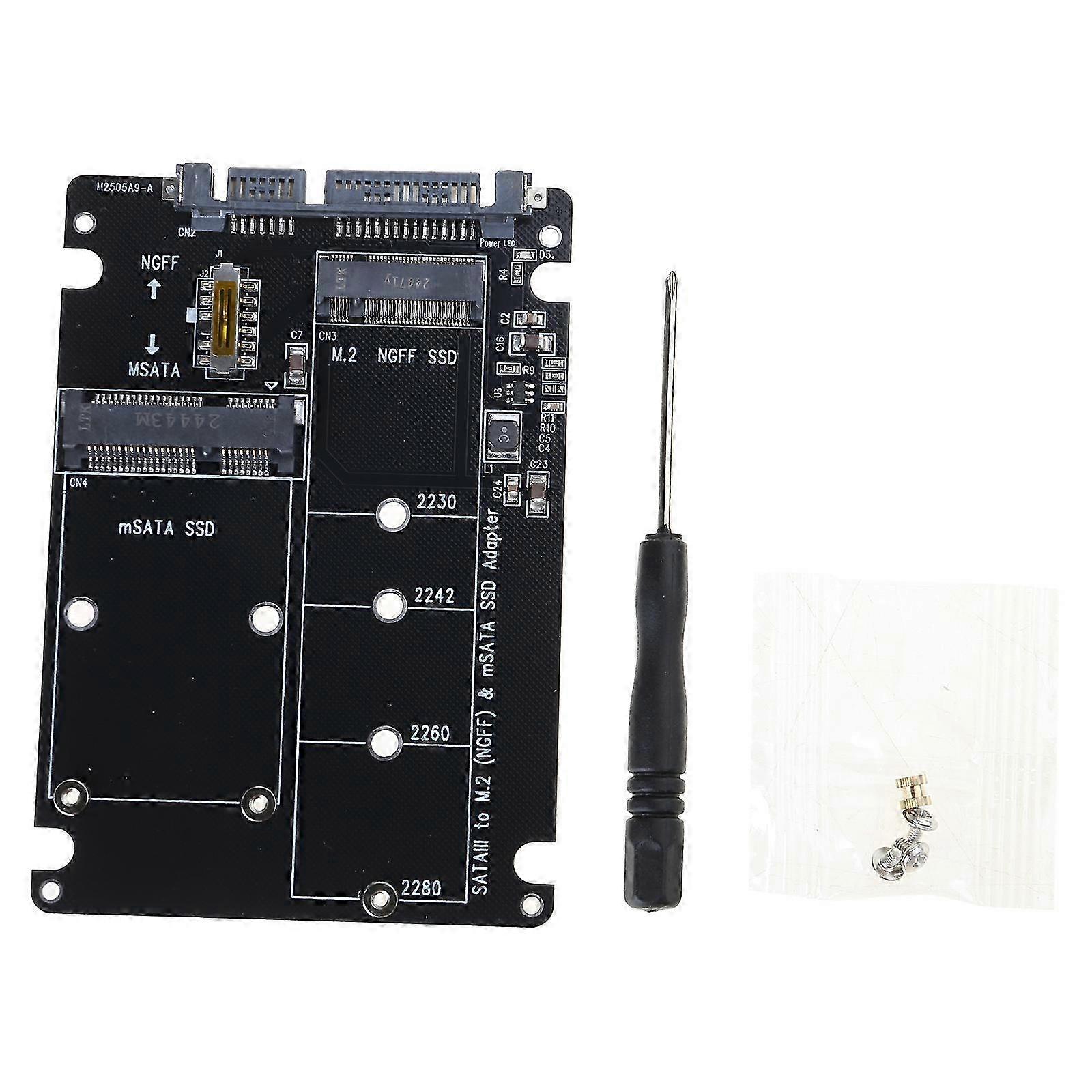 SATA3 to M.2 NGFF MSATA Adapter