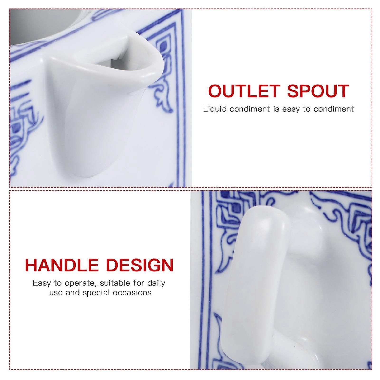 Assorted Color Ceramic Vinegar Pot for Kitchen Use Container
