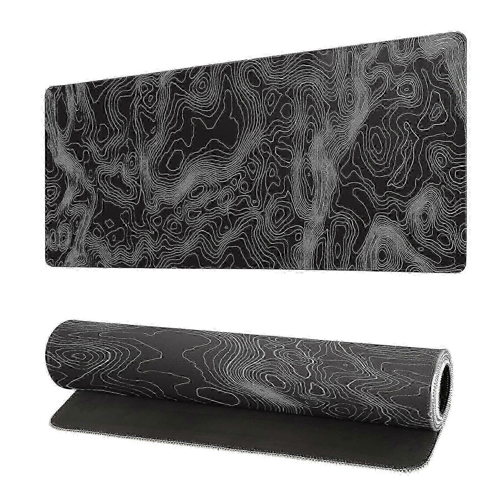 Extended Lycra Contour Mouse Desk Pad