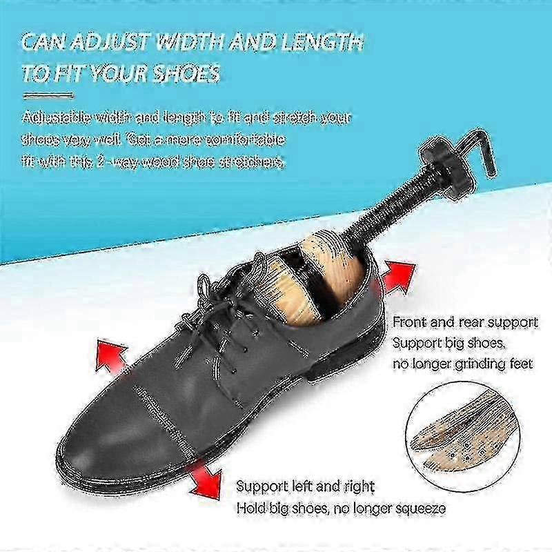 Smooth Adjustable Pine Shoe Stretcher