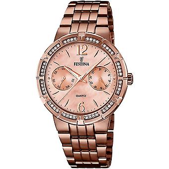 Festina Mademoiselle Quartz Analog Women's Watch with Stainless Steel Bracelet F16796/1