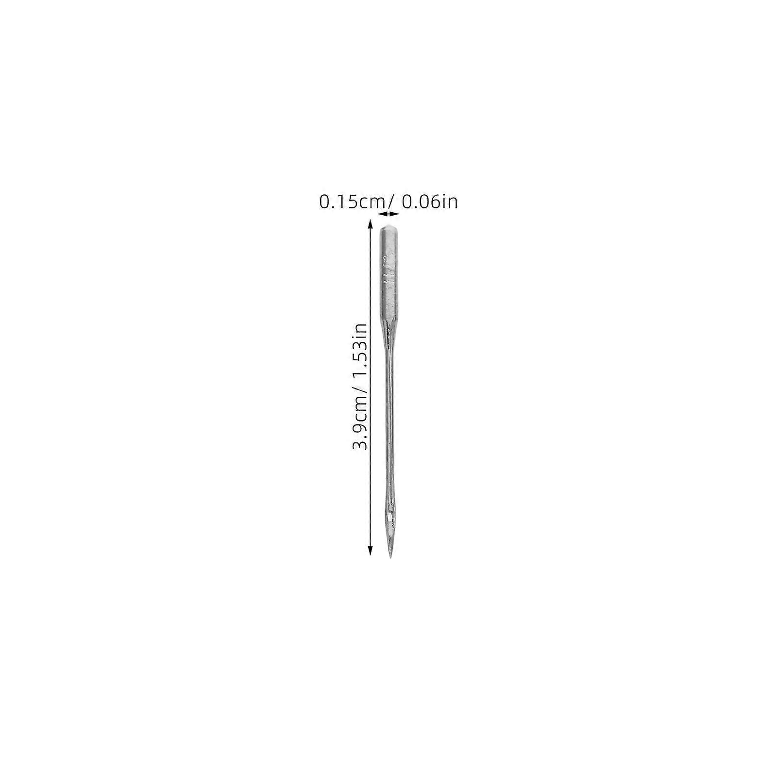 60Pcs Steel Needles for Sewing Machine Suitable for Thin Fabrics