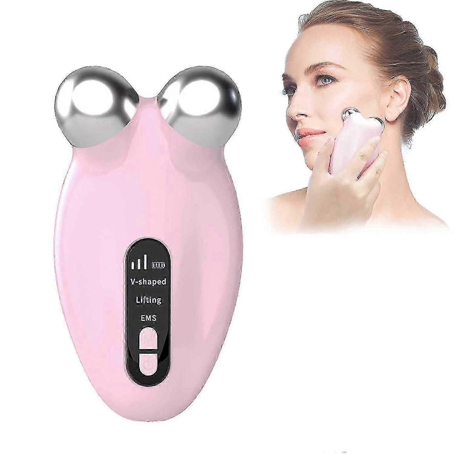 Microcurrent Face Device Roller, Microsculpt Device For Face Tw