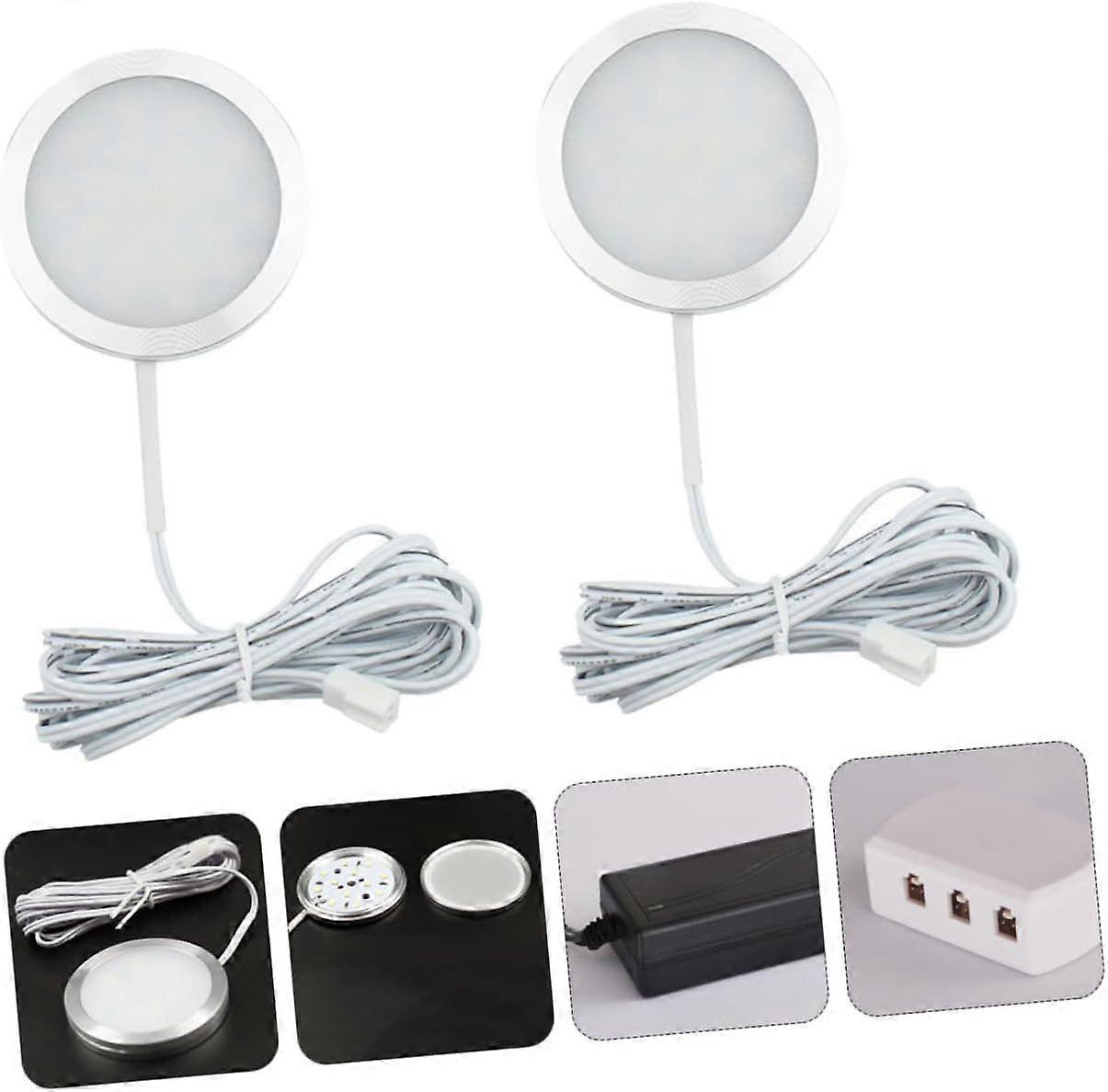 4pcs LED down Light 12v 2w 6000k White Cabin Ceiling Lamp