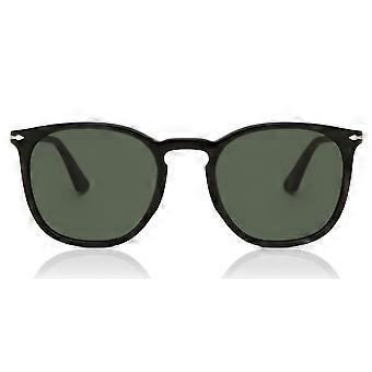 Persol PO3316S 95/31 Full Rim Black Unisex Square Sunglasses UV3 Original