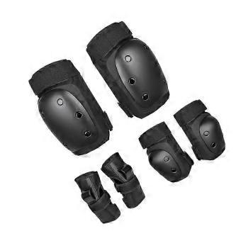 6Pcs Kids Knee Pads Elastic Roller Skating Pad Sports Safety Cycling Type#gg