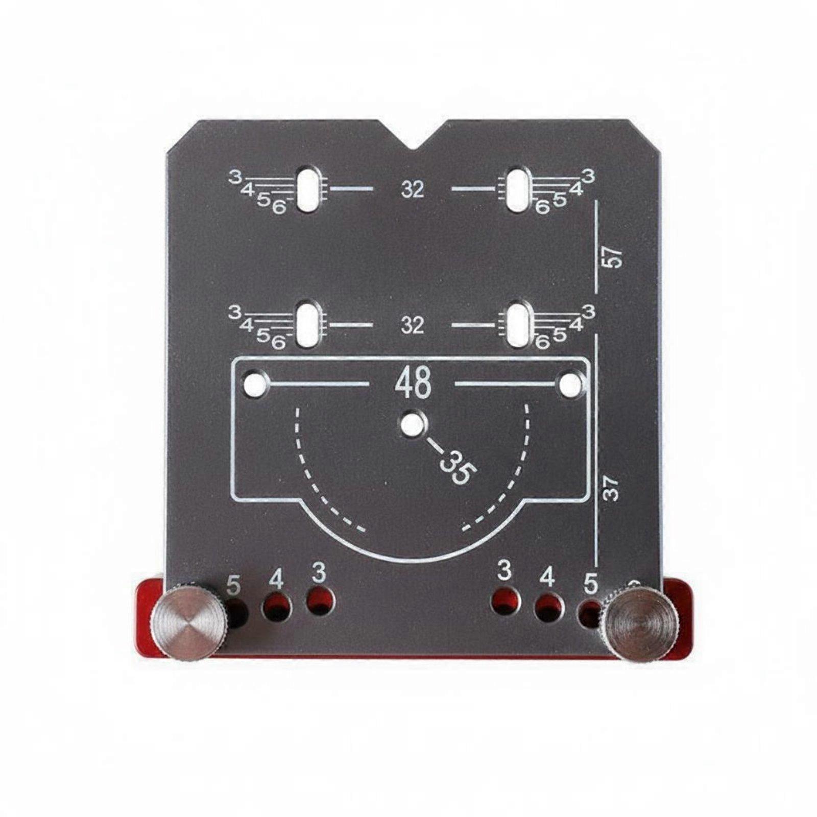 Euro Hinge Installation Tool Accurate Positioning 35mm Hinge Jig Adjustable Edge