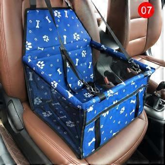 Foldable Travel Dog Car Seat Cover & Pet Carriers Hammock Bag for Cat Dog Carrying, Comes with Adjustable Secure Straps