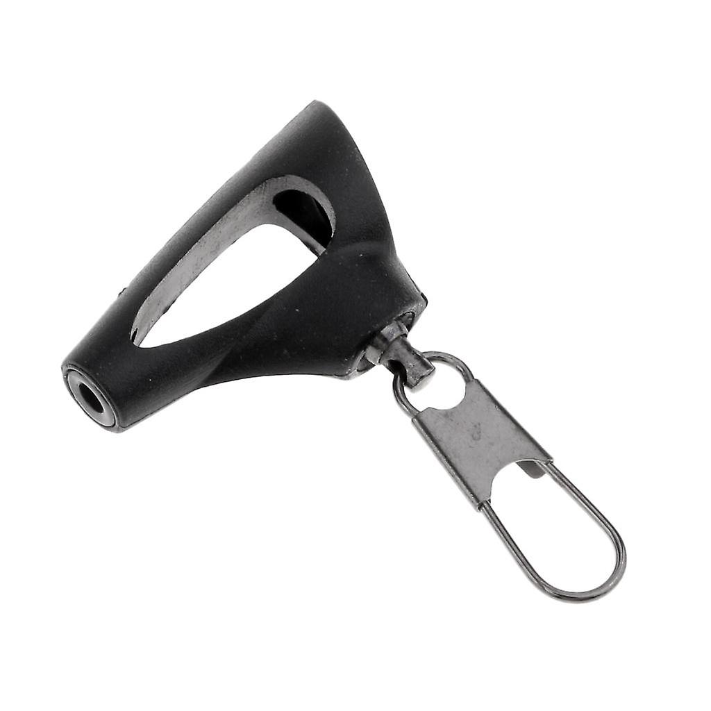 Pesca Pesada Sinker Slider Fish Finder Interlock Snap Connector Preto