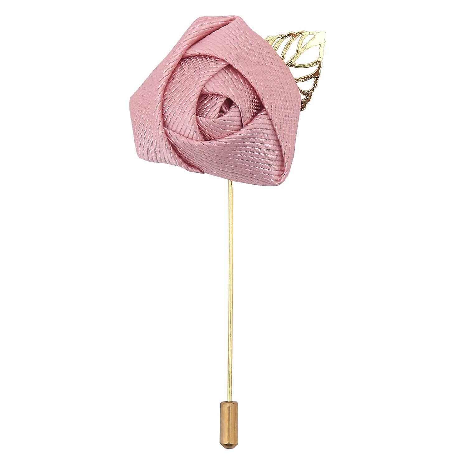 Dusty Pink Plain Twill Lapel Pin