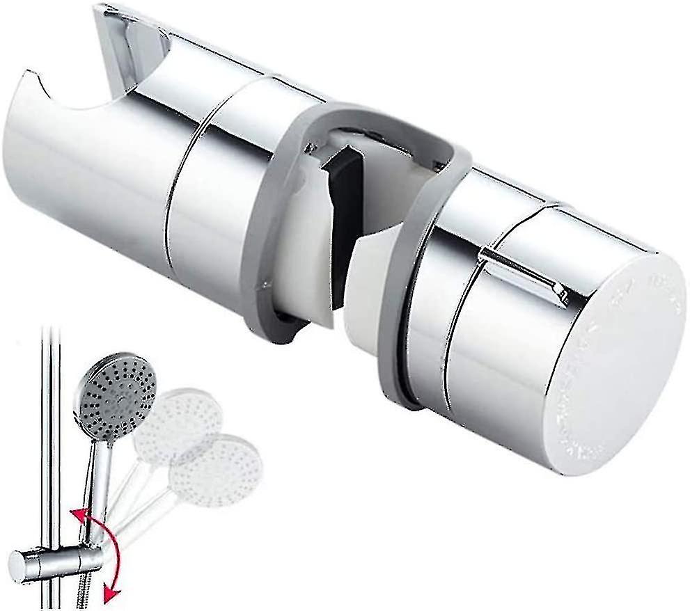 シャワーヘッドホルダー、ハンドシャワーホルダー18-25ミリメートル調整可能シャワーホルダーシャワー